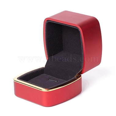 Square Plastic Jewelry Pendant Boxes(OBOX-F005-02B)-2