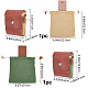 Gorgecraft 2Pcs 2 Colors Canvas & PU Leather Fold Storage Tool Bags(ABAG-GF0001-13B)-2