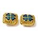 Rack Plating Brass Enamel Beads(KK-P276-45G)-2