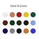 25000pcs 15 couleurs 12/0 grade une perles de rocaille en verre rondes(SEED-JP0011-14-2mm)-2