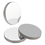 BENECREAT 3Pcs Molybdenum Reflective Lens, MO Laser Mirror Lens, for Laser Engraving Cutting Machine, Flat Round, Silver, 20x2.5mm