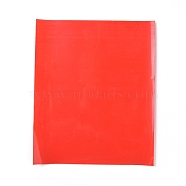A4 Matte Vinyl Transfer Film, For T-shirt Garment, Red, 29.7x21x0.02cm(X-DIY-WH0148-47)
