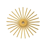 Brass Pendants, Sun, Golden, 40x0.5mm, Hole: 3mm(KK-C061-01B-G)