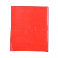 A4 Matte Vinyl Transfer Film, For T-shirt Garment, Red, 29.7x21x0.02cm(X-DIY-WH0148-47)
