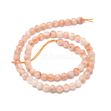 Natural Sunstone Beads Strands(G-F715-106A)-2