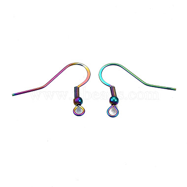 Ionenbeschichtung (IP) 304 Französische Ohrringhaken aus Edelstahl(STAS-S119-019)-3