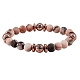 Gemstone Beads Stretch Bracelet(BJEW-SW00021)-1