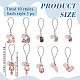 10Pcs Alloy Enamel Mobile Straps(HJEW-PH02045)-2