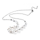 collier de perles graduées en perles de plastique(NJEW-F317-02P)-1