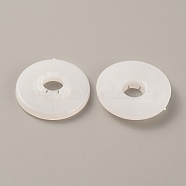Plastic Doll Eye Round Gaskets, Animal Doll Safety Eye Washers for DIY Craft Doll Making, Floral White, 20.5x3.5mm, Hole: 6mm(KY-WH0048-05E)