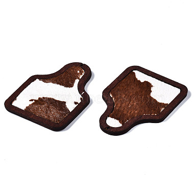 Eco-Friendly Cowhide Leather Big Pendants(FIND-N049A-09A-09)-3