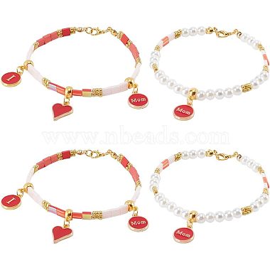 Nbeads DIY Mother's Day Bracelet Making Kits(DIY-NB0007-73)-4