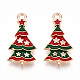 Christmas Theme Alloy Enamel Pendants(ENAM-N056-403B)-1