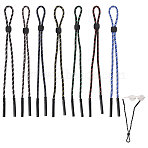 7Pcs 7 Colors Nylon Glasses Lanyard, Mixed Color, 630mm, 1pc/color(AJEW-CA0005-24)