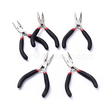 5 inch Carbon Steel Rustless Chain Nose Pliers(B032H011)-2