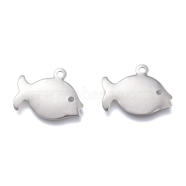 Stainless Steel Color Fish 201 Stainless Steel Charms