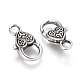 Tibetan Style Heart Lobster Claw Clasps(LF014Y-NF)-2