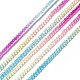 Transparent Gradient Color Glass Beads Strands(GLAA-H021-01A-16)-2