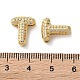 Rack Plating Brass Micro Pave Cubic Zirconia Slide Charms(KK-C084-34G-T)-3