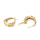 Rack Plating Brass Bamboo Stick Hoop Earrings for Women(EJEW-A027-03G)-2