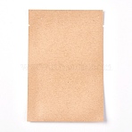 Kraft Paper Open Top Sealable Bags, Food Storage Bags, Vacuum Heat Seal Pouches, for Storage Packaging with Tear Notches, Rectangle, Camel, 15x10x0.02cm(AJEW-WH0105-18C)