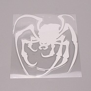 Spider Waterproof PET Sticker, Window Decals, for Car Home Wall Decoration, WhiteSmoke, 13x12x0.02cm(DIY-WH0273-42A)
