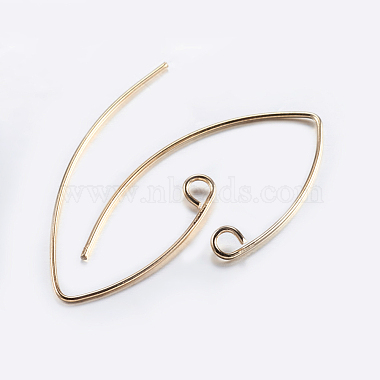 Golden Brass Earring Hooks