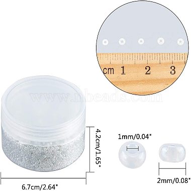 12/0 Glass Seed Beads(SEED-NB0001-08-2mm)-2