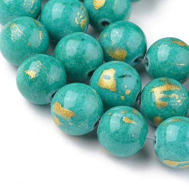 Natural Jade Beads Strands(G-F670-A01-10mm)-4