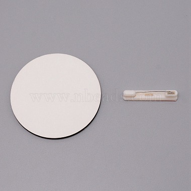 White Plastic Adhesive Back Bar Pins