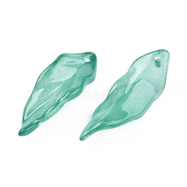 Transparent Spray Painted Glass Pendants(X-GLAA-N035-017-F04)-4