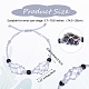 Adjustable Braided Nylon Cord Macrame Pouch Bracelet Making(AJEW-SW00013-18)-2