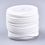 Korean Waxed Polyester Cords, for Jewelry Making, White, 2mm, about 10m/roll(YC-Q006-2.0mm-09)