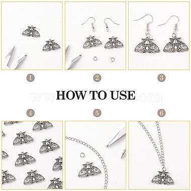 30Pcs Tibetan Style Alloy Pendants(FIND-SZ0003-49)-3