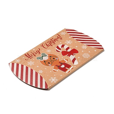 Boîtes d'oreiller de bonbons en carton sur le thème de noël(CON-G017-02L)-4