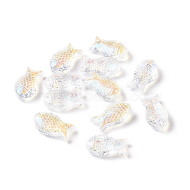 Clear AB Fish Glass Beads