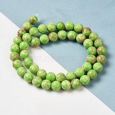 Synthetic Imperial Jasper Dyed Beads Strands(G-P507-01A-04)-2