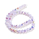 Cuisson des brins de perles de verre transparentes peintes(GLAA-F029-TM6mm-01)-2