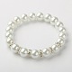 Glass Pearl Beads Stretch Bracelets(BJEW-JB01344-01)-1