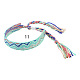 Cotton Braided Wave Pattern Cord Bracelet(FIND-PW0013-002K)-1
