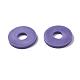 Flat Round Eco-Friendly Handmade Polymer Clay Beads(CLAY-R067-10mm-03)-7