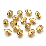 Tibetan Style Alloy Spacer Beads, Lead Free & Cadmium Free, Oval, Antique Golden, 6x5mm, Hole: 1mm(GLF10740Y)