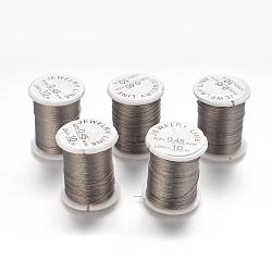 Tiger Tail Wire, Nylon-coated Stainless Steel, Gray, 0.45mm in diameter, about 32.8 Feet(10m)/roll(SWMC-01)