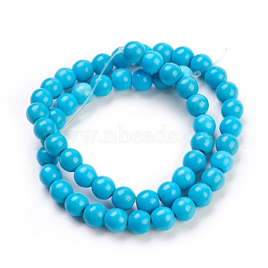 Synthetic Turquoise Beads Strands(TURQ-G106-8mm-02F)-2