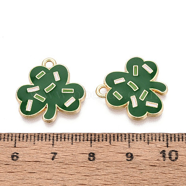 Saint Patrick's Day Alloy Enamel Pendants(ENAM-T024-39A-G)-3