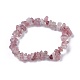 Natural Strawberry Quartz Beads Stretch Bracelets(BJEW-JB04152-08)-1
