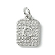 Rack Plating Brass Micro Pave Clear Cubic Zirconia Charms(KK-G501-01O-P)-1