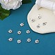 10Pcs 430 Stainless Steel Small Flower Pendants(JX236A)-4