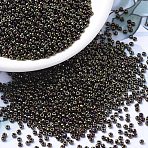 MIYUKI Round Rocailles Beads, Japanese Seed Beads, 11/0, (RR458) Metallic Brown Iris, 2x1.3mm, Hole: 0.8mm, about 5500pcs/50g(SEED-X0054-RR0458)