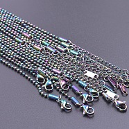 2MM Unisex 304 Stainless Steel Ball Chains Necklaces(YT0712-5)